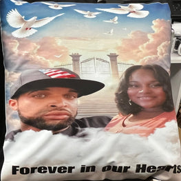 Custom keepsake pillows