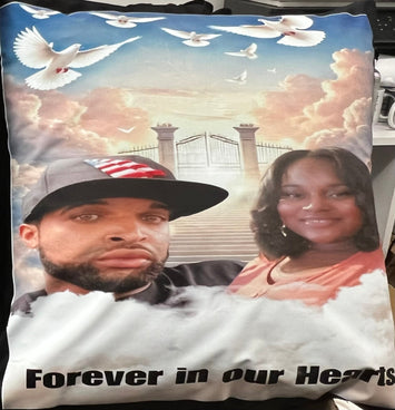 Custom keepsake pillows