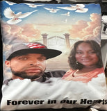 Custom keepsake pillows
