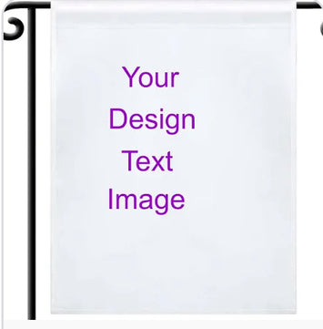 Custom garden flag