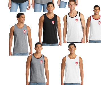 Men’s Red Devil band tank top
