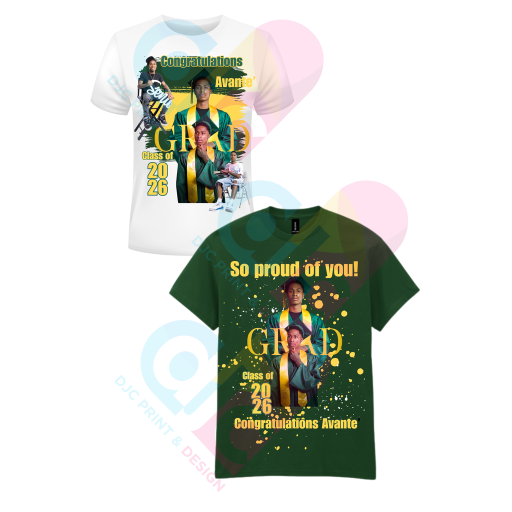 Avante Haskins graduation t-shirt
