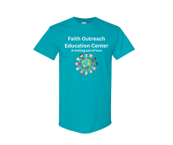 Faith Outreach Education Center melting pot t-shirt