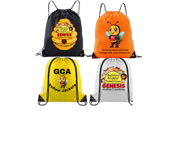 Genesis Christian Academy Drawstring bag
