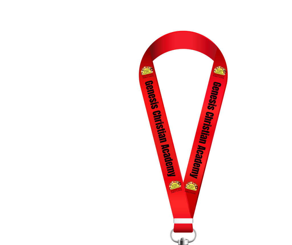 Genesis Christian Academy lanyard