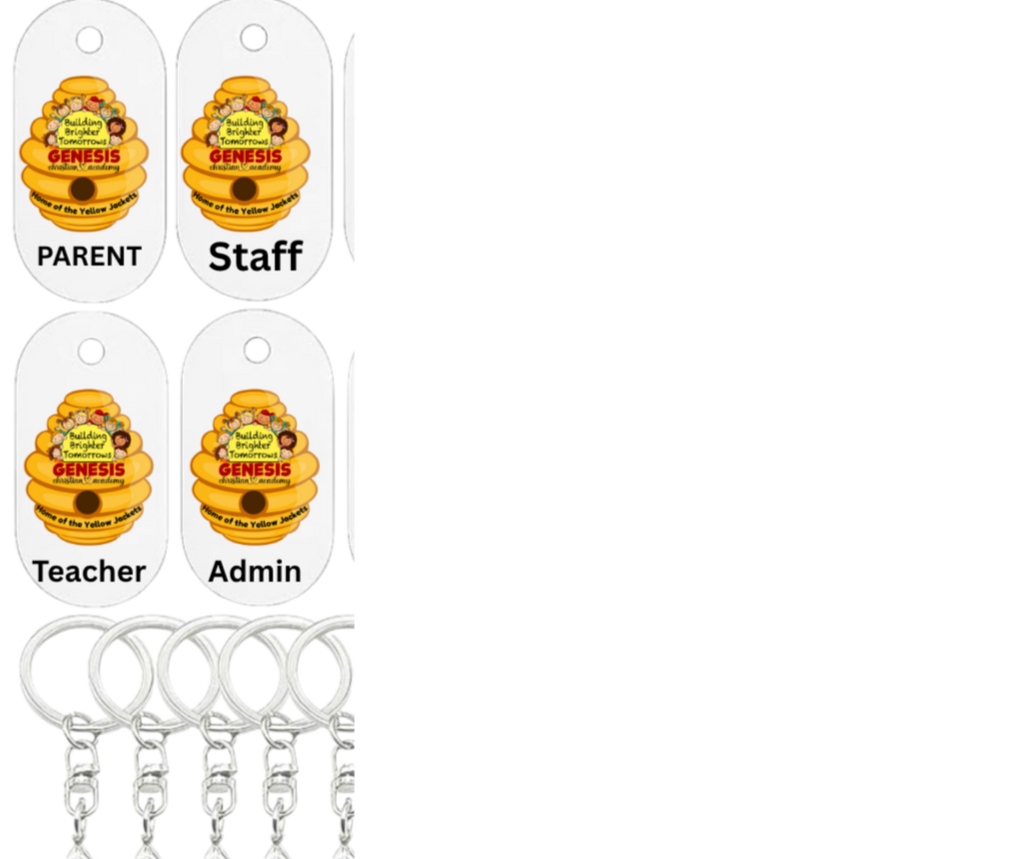 Genesis Christian Academy Keychain