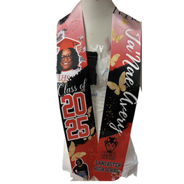 Sublimation graduation stole