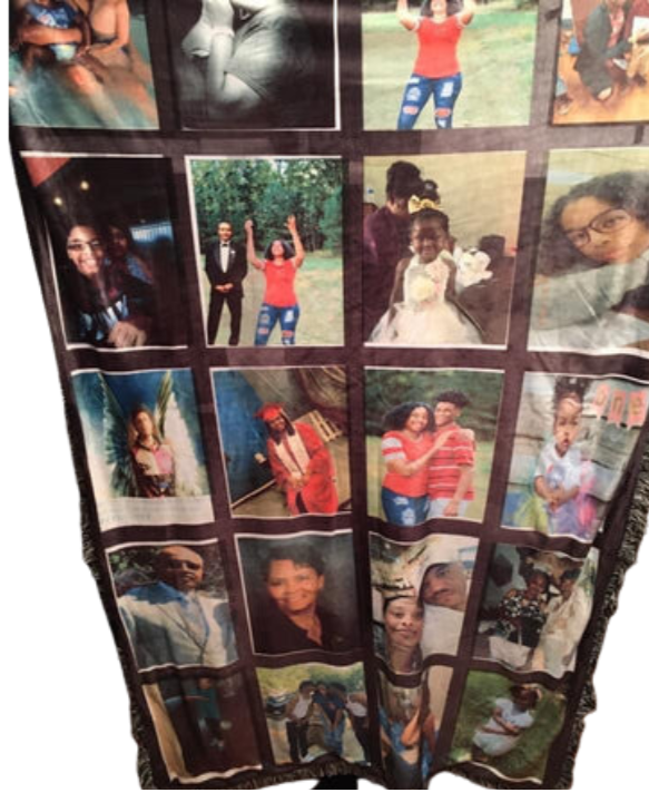 Customizable 20 panel Sublimation photo blanket