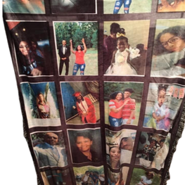 Customizable 20 panel Sublimation photo blanket