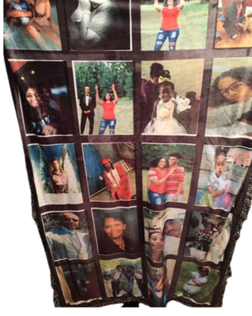 Customizable 20 panel Sublimation photo blanket