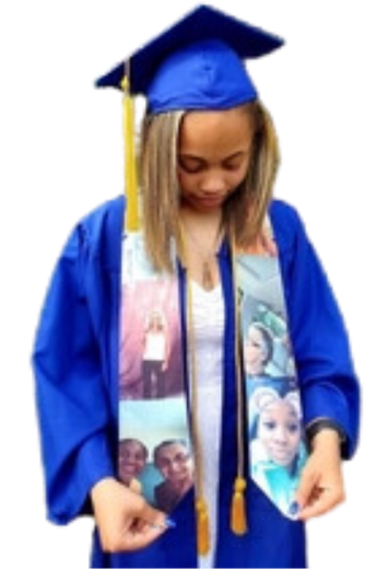 Sublimation graduation stole